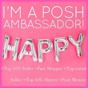 POSH AMBASSADOR!Check out my closet! Best prices!